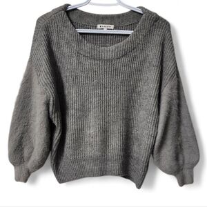 Global Work Knot Sweater Bell Sleeve